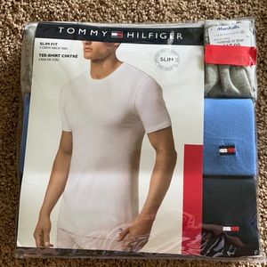 Tommy Hilfiger Slim Fit 3 Crew Neck Tees